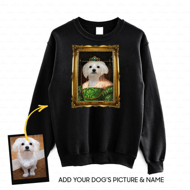 Personalized Dog Gift Idea - Royal Dog's Portrait 25 For Dog Lovers - Standard Crew Neck Sweatshirt